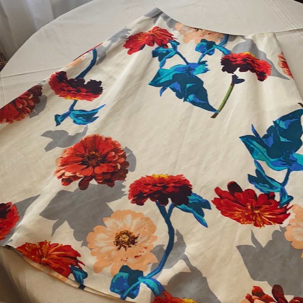 Banana Republic A line floral skirt